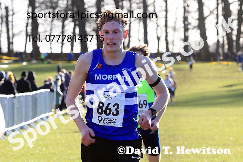 Junior mens 2025 Northern Cross Country Champs, Tatton Park, Knutsford, Cheshire. Photo: David T. Hewitson/Sports for All Pics